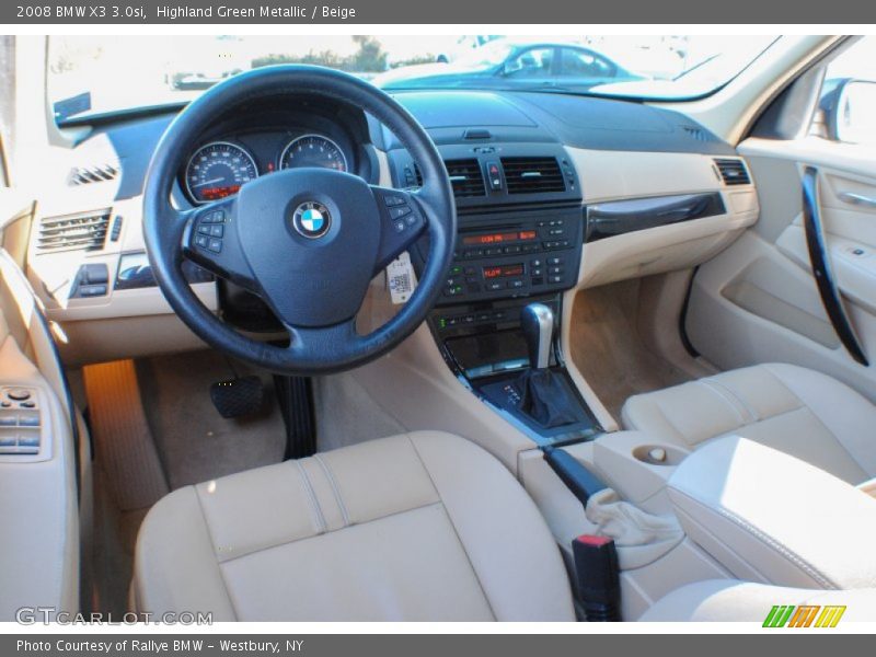 Beige Interior - 2008 X3 3.0si 