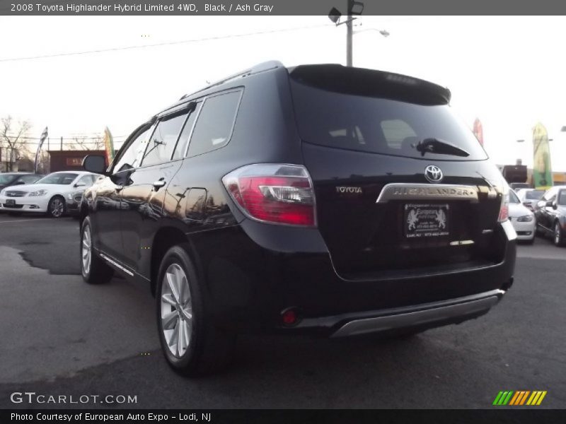 Black / Ash Gray 2008 Toyota Highlander Hybrid Limited 4WD
