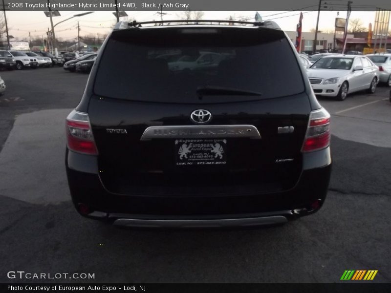 Black / Ash Gray 2008 Toyota Highlander Hybrid Limited 4WD