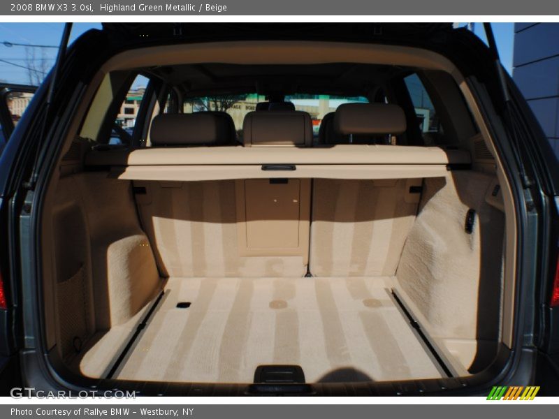  2008 X3 3.0si Trunk