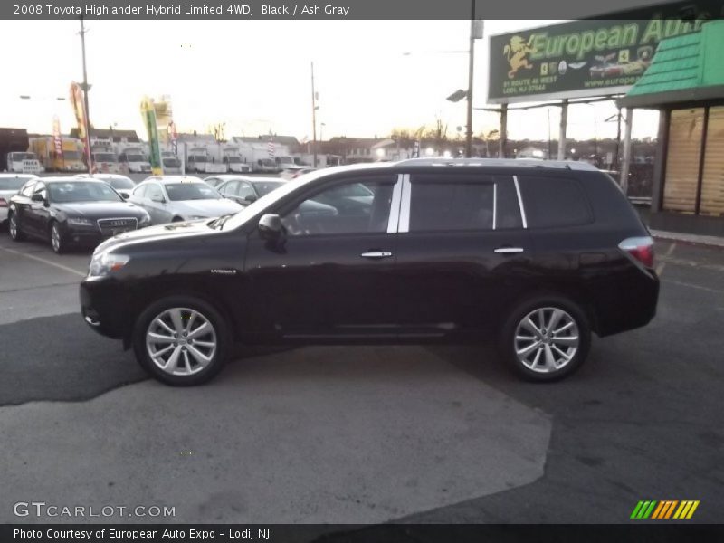 Black / Ash Gray 2008 Toyota Highlander Hybrid Limited 4WD