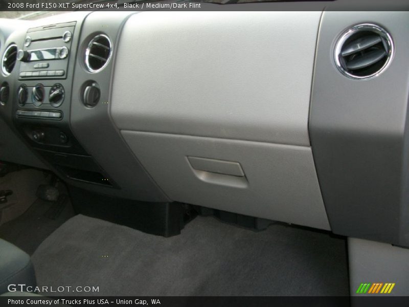 Black / Medium/Dark Flint 2008 Ford F150 XLT SuperCrew 4x4