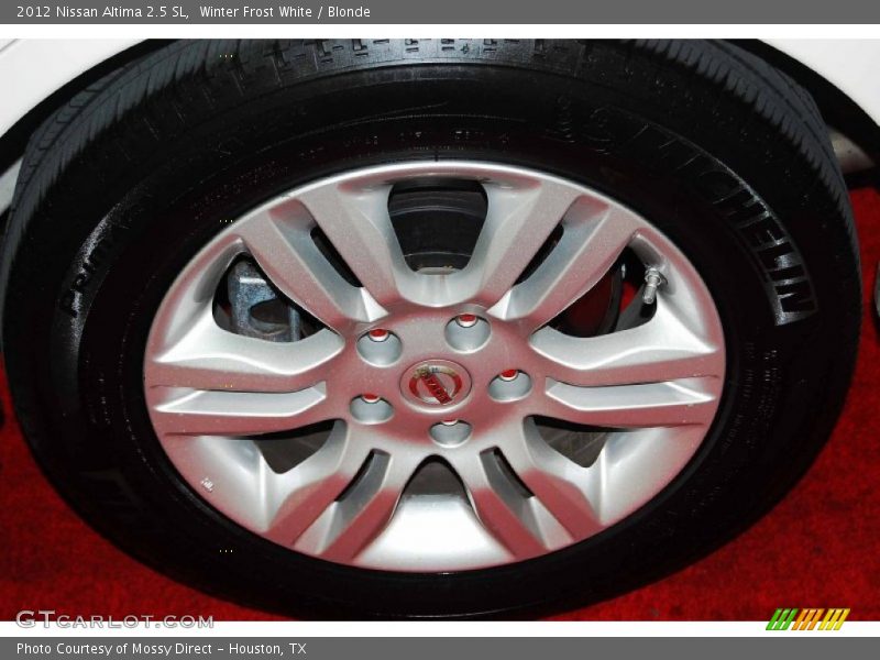 Winter Frost White / Blonde 2012 Nissan Altima 2.5 SL