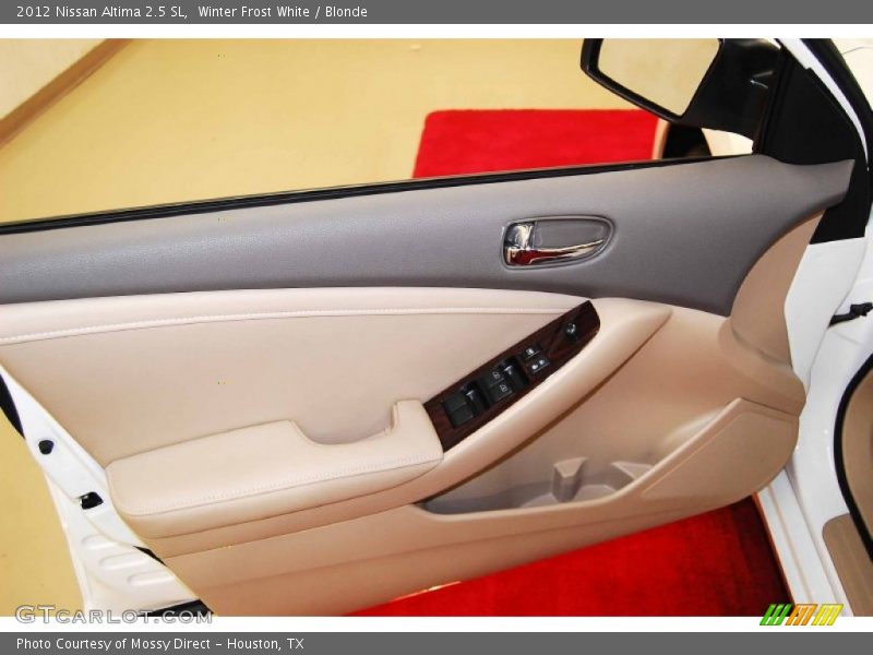 Winter Frost White / Blonde 2012 Nissan Altima 2.5 SL