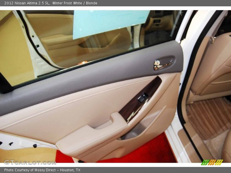Winter Frost White / Blonde 2012 Nissan Altima 2.5 SL