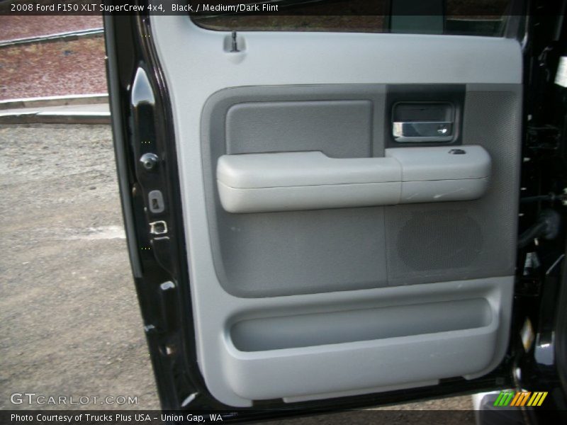 Black / Medium/Dark Flint 2008 Ford F150 XLT SuperCrew 4x4
