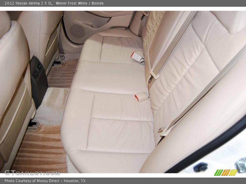 Winter Frost White / Blonde 2012 Nissan Altima 2.5 SL