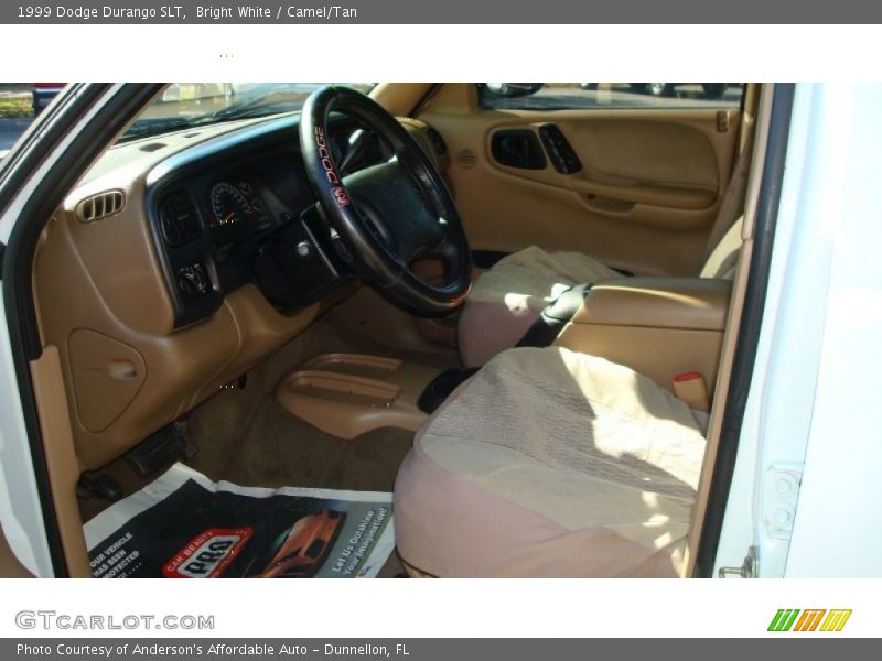 Bright White / Camel/Tan 1999 Dodge Durango SLT