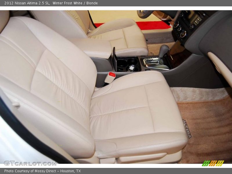 Winter Frost White / Blonde 2012 Nissan Altima 2.5 SL