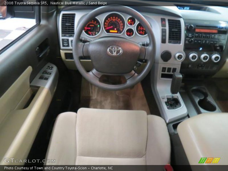 Nautical Blue Metallic / Sand Beige 2008 Toyota Sequoia SR5