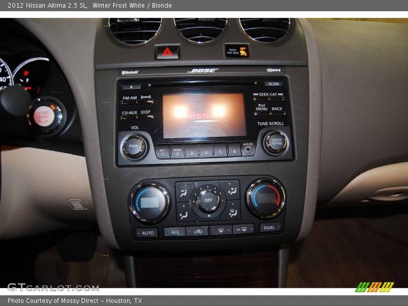 Winter Frost White / Blonde 2012 Nissan Altima 2.5 SL