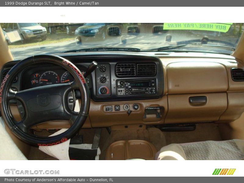 Bright White / Camel/Tan 1999 Dodge Durango SLT