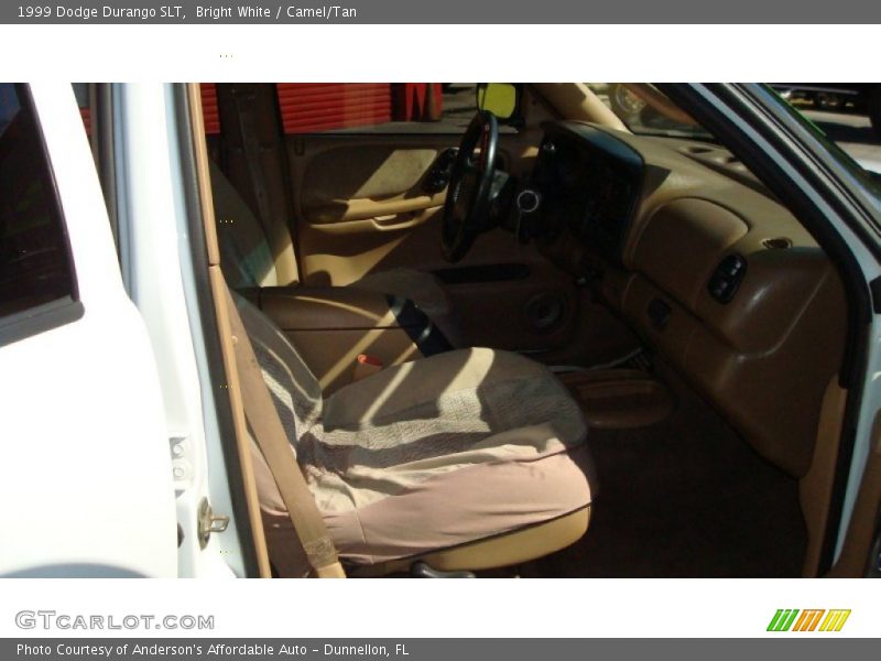 Bright White / Camel/Tan 1999 Dodge Durango SLT