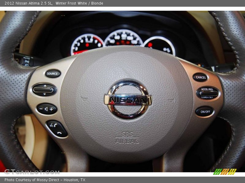 Winter Frost White / Blonde 2012 Nissan Altima 2.5 SL