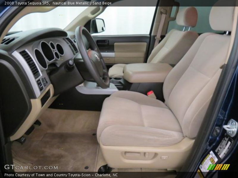 Nautical Blue Metallic / Sand Beige 2008 Toyota Sequoia SR5