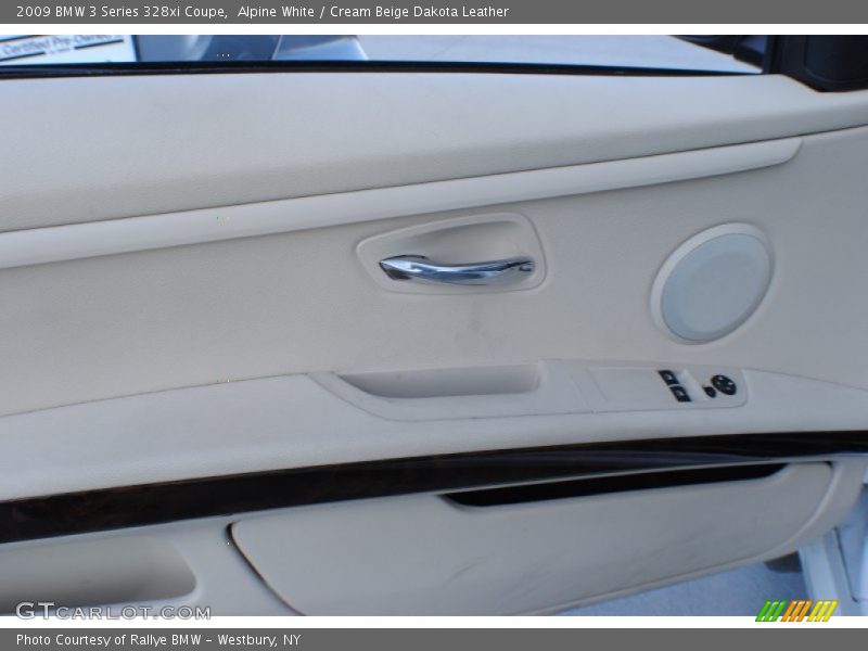 Alpine White / Cream Beige Dakota Leather 2009 BMW 3 Series 328xi Coupe