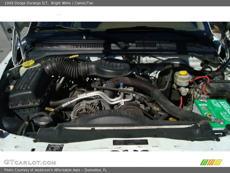 Bright White / Camel/Tan 1999 Dodge Durango SLT