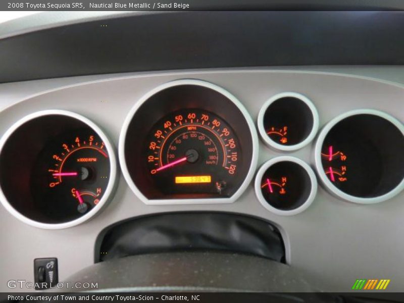 Nautical Blue Metallic / Sand Beige 2008 Toyota Sequoia SR5