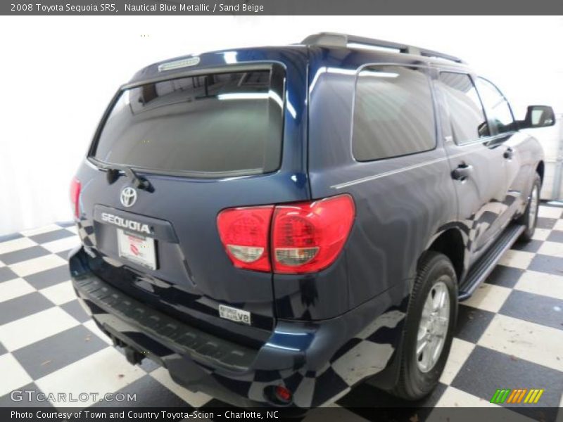 Nautical Blue Metallic / Sand Beige 2008 Toyota Sequoia SR5