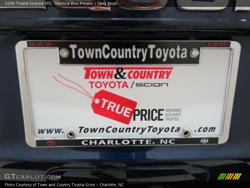 Nautical Blue Metallic / Sand Beige 2008 Toyota Sequoia SR5