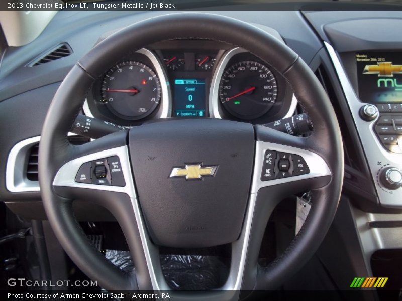 Tungsten Metallic / Jet Black 2013 Chevrolet Equinox LT
