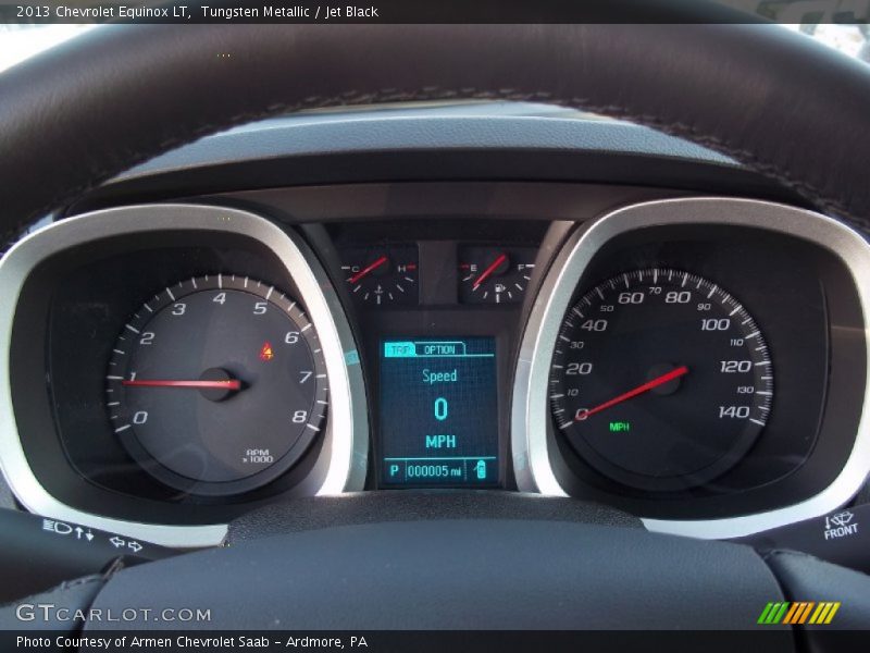 Tungsten Metallic / Jet Black 2013 Chevrolet Equinox LT