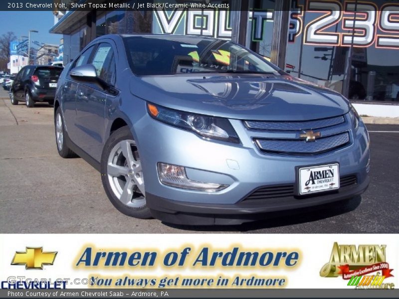 Silver Topaz Metallic / Jet Black/Ceramic White Accents 2013 Chevrolet Volt