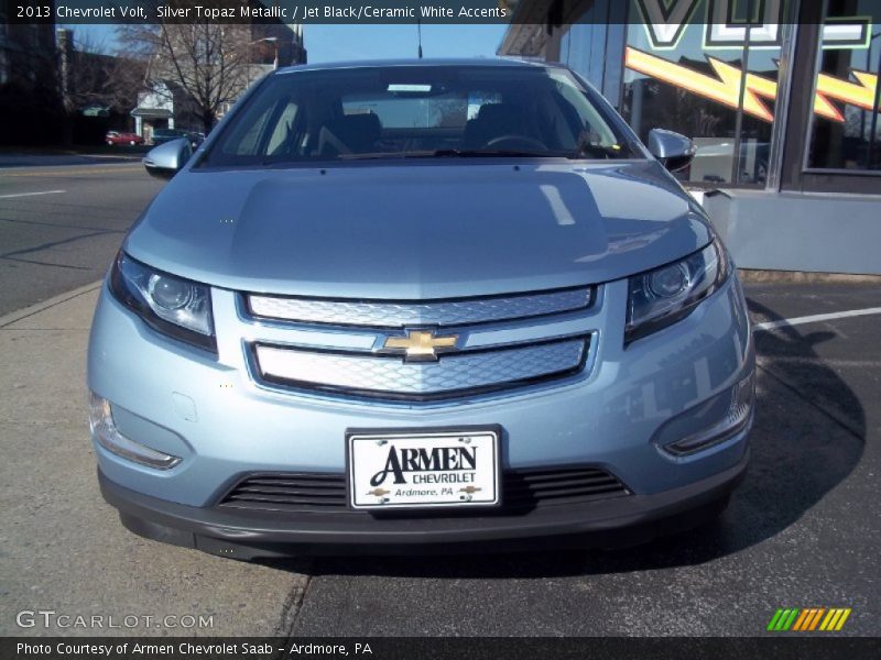 Silver Topaz Metallic / Jet Black/Ceramic White Accents 2013 Chevrolet Volt