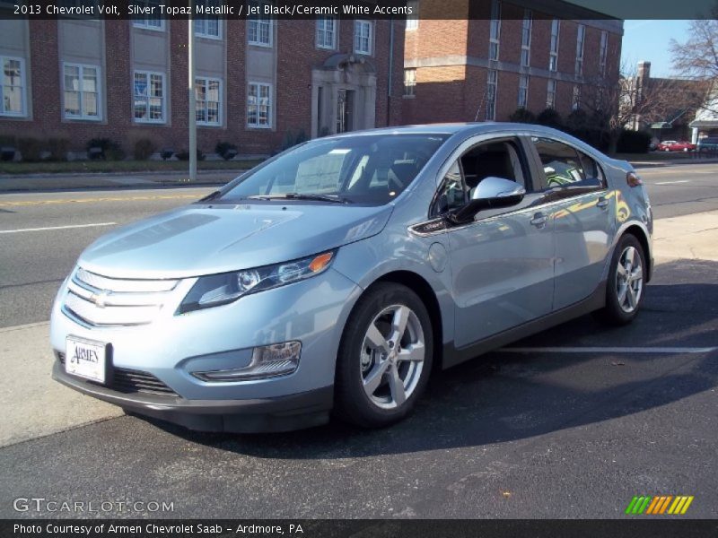 Silver Topaz Metallic / Jet Black/Ceramic White Accents 2013 Chevrolet Volt