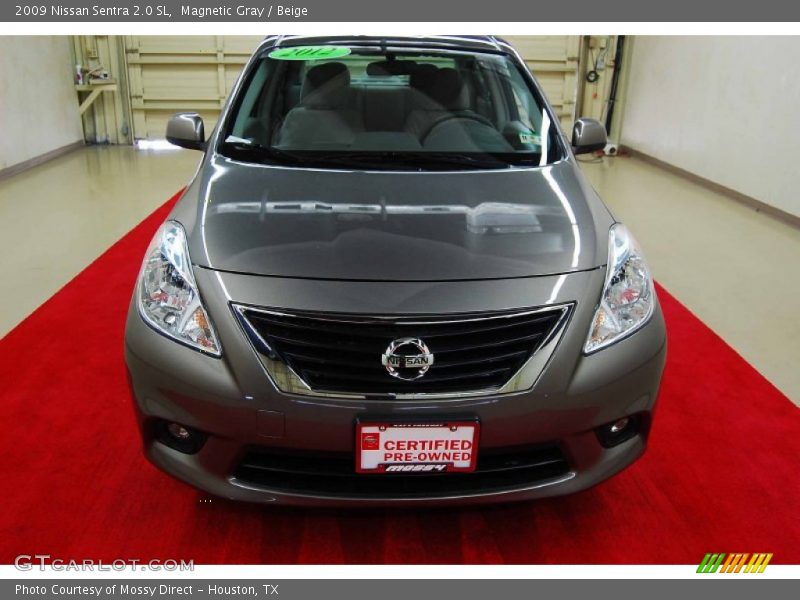 Magnetic Gray / Beige 2009 Nissan Sentra 2.0 SL
