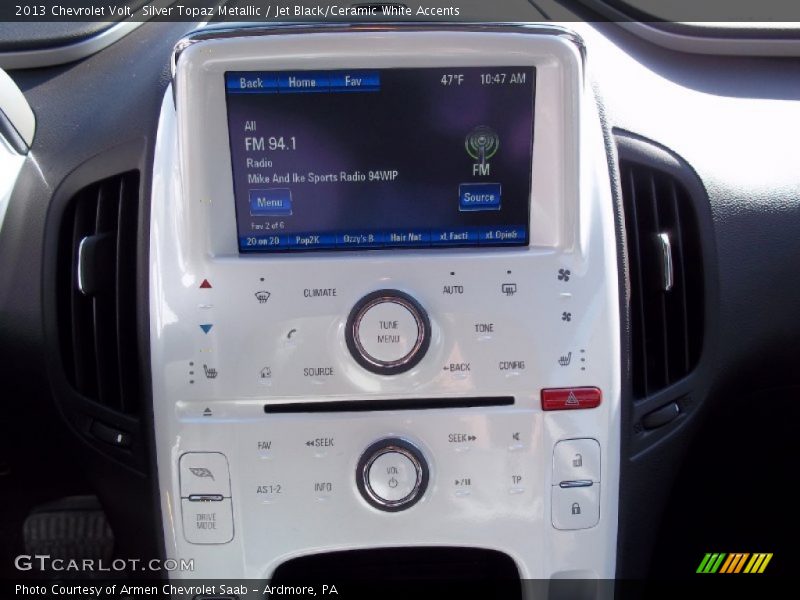 Controls of 2013 Volt 
