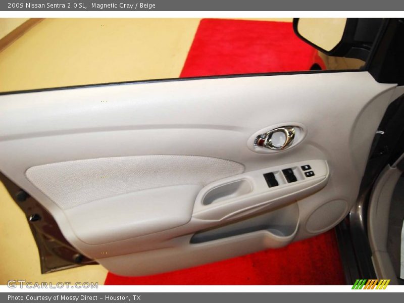 Magnetic Gray / Beige 2009 Nissan Sentra 2.0 SL