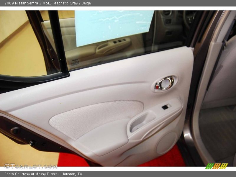 Magnetic Gray / Beige 2009 Nissan Sentra 2.0 SL