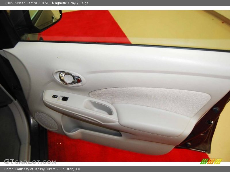 Magnetic Gray / Beige 2009 Nissan Sentra 2.0 SL