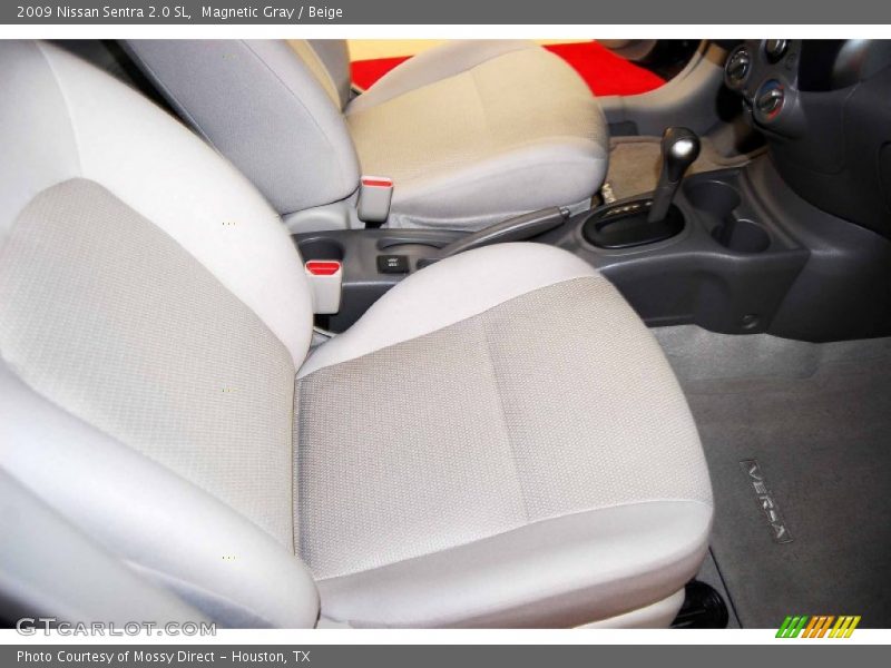 Magnetic Gray / Beige 2009 Nissan Sentra 2.0 SL