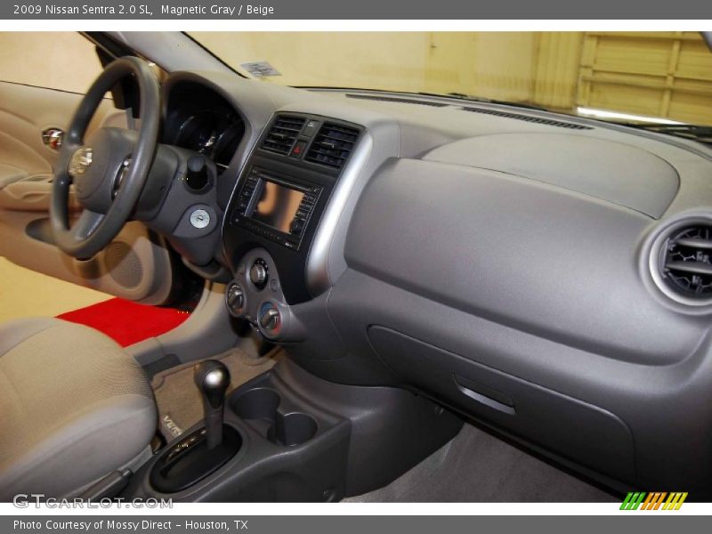 Magnetic Gray / Beige 2009 Nissan Sentra 2.0 SL