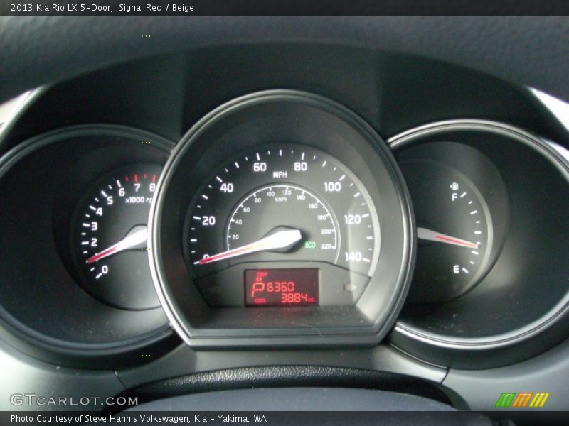  2013 Rio LX 5-Door LX 5-Door Gauges