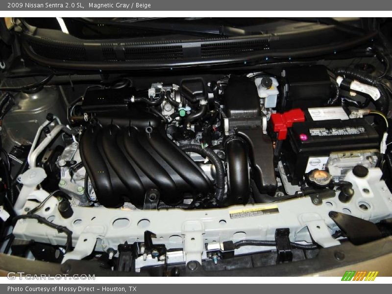 Magnetic Gray / Beige 2009 Nissan Sentra 2.0 SL