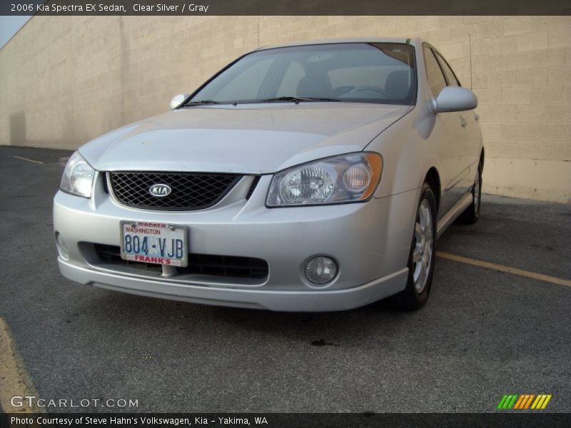 Clear Silver / Gray 2006 Kia Spectra EX Sedan