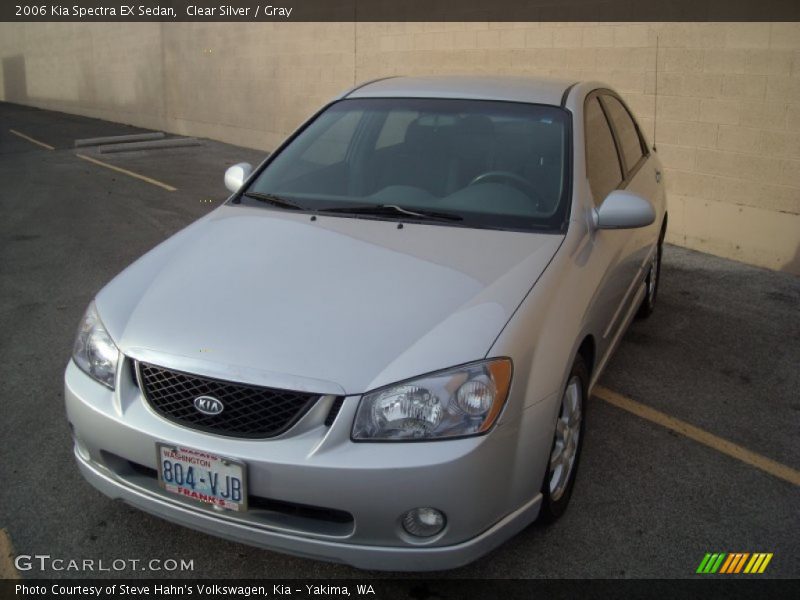 Clear Silver / Gray 2006 Kia Spectra EX Sedan