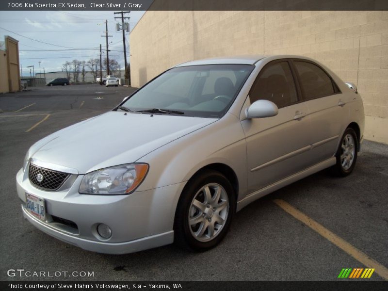 Clear Silver / Gray 2006 Kia Spectra EX Sedan