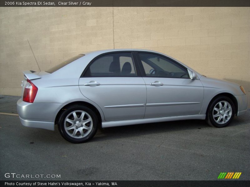 Clear Silver / Gray 2006 Kia Spectra EX Sedan