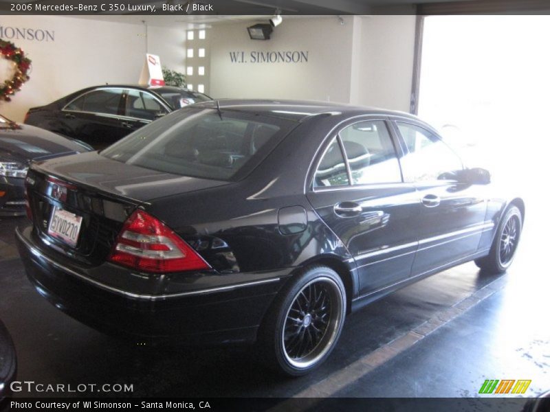 Black / Black 2006 Mercedes-Benz C 350 Luxury