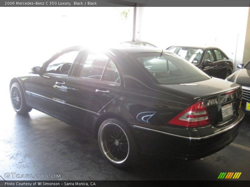 Black / Black 2006 Mercedes-Benz C 350 Luxury