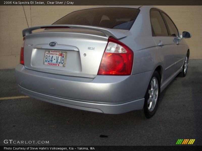 Clear Silver / Gray 2006 Kia Spectra EX Sedan