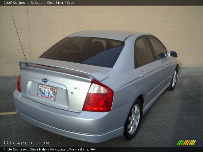 Clear Silver / Gray 2006 Kia Spectra EX Sedan