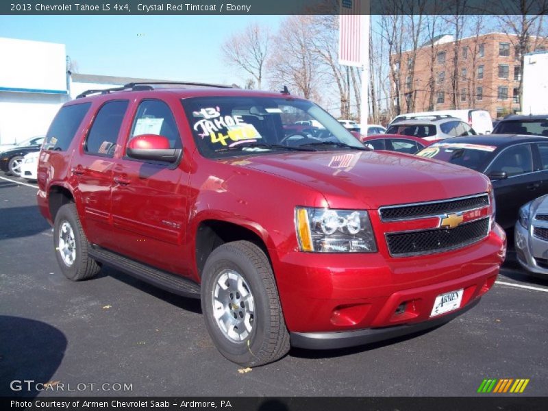 Crystal Red Tintcoat / Ebony 2013 Chevrolet Tahoe LS 4x4