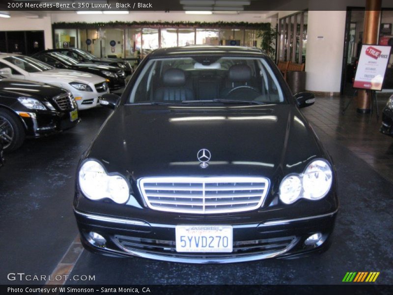 Black / Black 2006 Mercedes-Benz C 350 Luxury