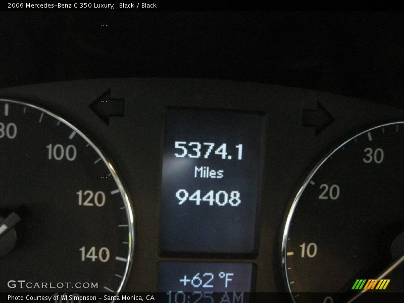 Black / Black 2006 Mercedes-Benz C 350 Luxury