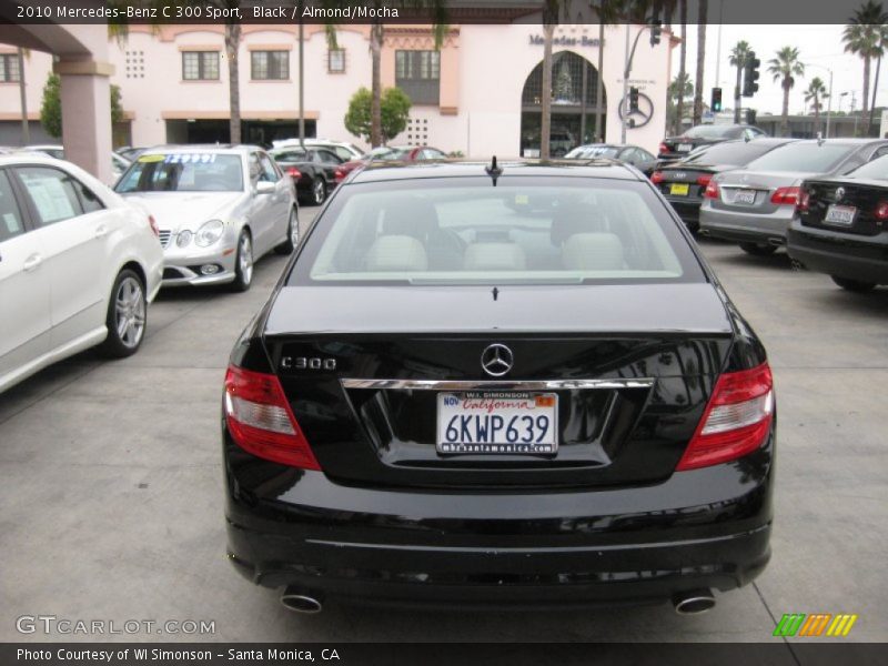 Black / Almond/Mocha 2010 Mercedes-Benz C 300 Sport